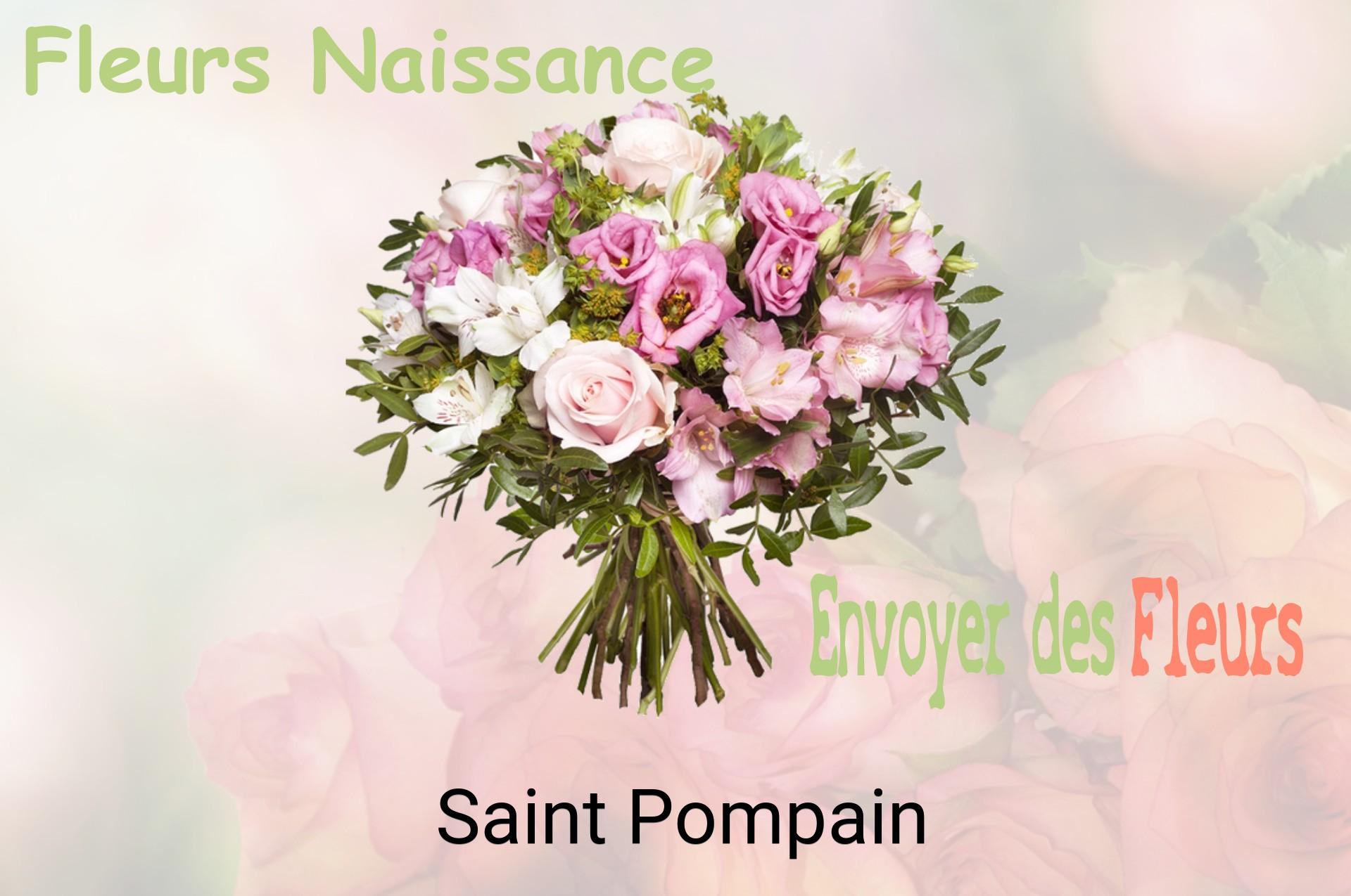 Bouquet de fleurs de naissance livré à Saint-Pompain